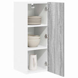 Armadio pensile 2 pcs Grigio Sonoma e Bianco 30 x 31 x 80 cm