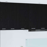 Armadio pensile Riga Rovere Nero e Bianco 40 x 31 x 80 cm