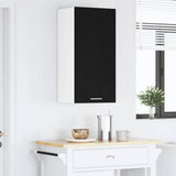 Armadio pensile Riga Rovere Nero e Bianco 40 x 31 x 80 cm