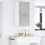Armadio pensile Grigio Cemento e Bianco 40 x 31 x 80 cm