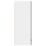 Armadio pensile Grigio Cemento e Bianco 40 x 31 x 80 cm
