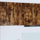 Armadio pensile Rovere Affumicato e Bianco 40 x 31 x 80 cm