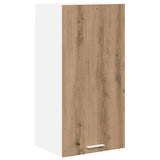 Armadio pensile Rovere Artigiano e Bianco 40 x 31 x 80 cm