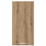 Armadio pensile Rovere Artigiano e Bianco 40 x 31 x 80 cm