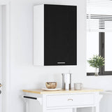 Armadio pensile con porta Rovere Nero e Bianco 50 x 31 x 80 cm