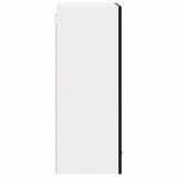 Armadio pensile con porta Rovere Nero e Bianco 50 x 31 x 80 cm