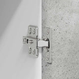 Armadio pensile Grigio Cemento e Bianco 50 x 31 x 80 cm
