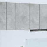 Armadio pensile Grigio Cemento e Bianco 50 x 31 x 80 cm