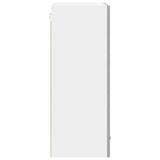 Armadio pensile Grigio Cemento e Bianco 50 x 31 x 80 cm