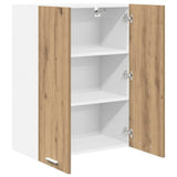 Armadio pensile con porta Rovere artigianale 60 x 31 x 80 cm