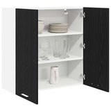 Armadio pensile Rovere Nero 80 x 31 x 80 cm Legno truciolato