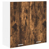 Armadio pensile con porta Riga Rovere fumé 80 x 31 x 80 cm
