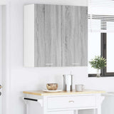 Armadio pensile Grigio Sonoma 80 x 31 x 80 cm Legno truciolato