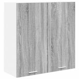 Armadio pensile Grigio Sonoma 80 x 31 x 80 cm Legno truciolato