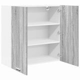 Armadio pensile Grigio Sonoma 80 x 31 x 80 cm Legno truciolato