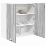 Armadio pensile Grigio Sonoma 80 x 31 x 80 cm Legno truciolato