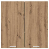 Armadio pensile con porta Rovere artigianale 80 x 31 x 80 cm