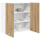 Armadio pensile con porta Rovere artigianale 80 x 31 x 80 cm