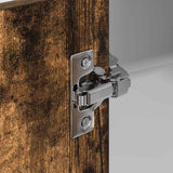Armadio pensile Rovere Affumicato e Bianco 57 x 57 x 80 cm