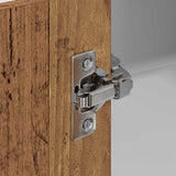 Armadio pensile Legno Antico e Bianco 57 x 57 x 80 cm