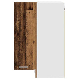Armadio pensile Legno Antico e Bianco 57 x 57 x 80 cm