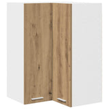 Armadio pensile Rovere Artigiano e Bianco 57 x 57 x 80 cm