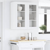 Armadio pensile 2 pcs Bianco 40 x 31 x 80 cm Legno truciolato