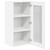 Armadio pensile 2 pcs Bianco 40 x 31 x 80 cm Legno truciolato