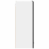 Armadio pensile con porta 2 pcs Rovere Nero 40 x 31 x 80 cm