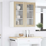 Armadio pensile con porta 2 pcs Rovere Sonoma 40 x 31 x 80 cm