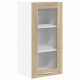 Armadio pensile con porta 2 pcs Rovere Sonoma 40 x 31 x 80 cm
