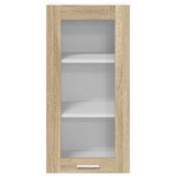 Armadio pensile con porta 2 pcs Rovere Sonoma 40 x 31 x 80 cm