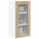 Armadio pensile con porta 2 pcs Rovere Sonoma 40 x 31 x 80 cm