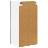 Armadio pensile con porta 2 pcs Rovere fumé 40 x 31 x 80 cm