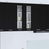 Armadio pensile Rovere Nero 60 x 31 x 80 cm Legno truciolato