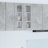 Armadio pensile con porta Grigio cemento 60 x 31 x 80 cm
