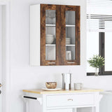 Armadio pensile Rovere fumé 60 x 31 x 80 cm Legno truciolato