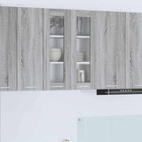Armadio pensile Grigio Sonoma 60 x 31 x 80 cm Legno truciolato