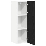 Armadio pensile Rovere Nero 30 x 31 x 100 cm Legno truciolato