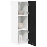Armadio pensile Rovere Nero 30 x 31 x 100 cm Legno truciolato