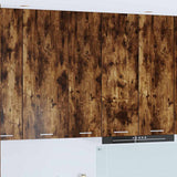 Armadio pensile Rovere fumé 30 x 31 x 100 cm Legno truciolato