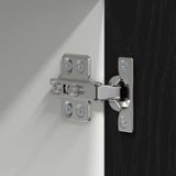 Armadio pensile con porta Rovere Nero e Bianco 50 x 31 x 100 cm