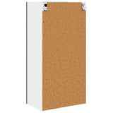 Armadio pensile con porta Rovere Nero e Bianco 50 x 31 x 100 cm