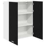 Armadio pensile Rovere Nero 80 x 31 x 100 cm Legno truciolato