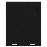 Armadio pensile Rovere Nero 80 x 31 x 100 cm Legno truciolato
