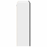Armadio pensile Rovere Nero 80 x 31 x 100 cm Legno truciolato