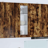 Armadio pensile Rovere fumé 40 x 31 x 100 cm Legno truciolato