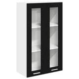 Armadio pensile con porta Riga Rovere Nero 60 x 31 x 100 cm