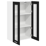 Armadio pensile con porta Riga Rovere Nero 60 x 31 x 100 cm