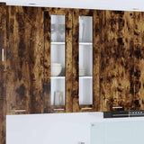 Armadio pensile Rovere fumé 60 x 31 x 100 cm Legno truciolato